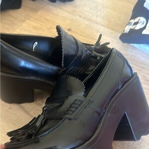 Black Platform Loafers